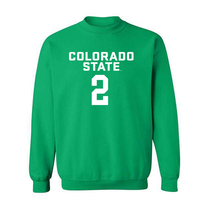 Colorado State - NCAA Women's Basketball : Madelyn Bragg - Crewneck Sweatshirt-0