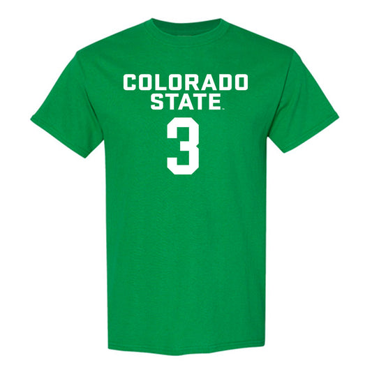 Colorado State - NCAA Men's Basketball : Darnez Slater - T-Shirt-0