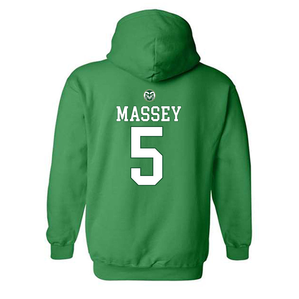Colorado State - NCAA Women's Soccer : Mia Massey - Hooded Sweatshirt Classic Shersey