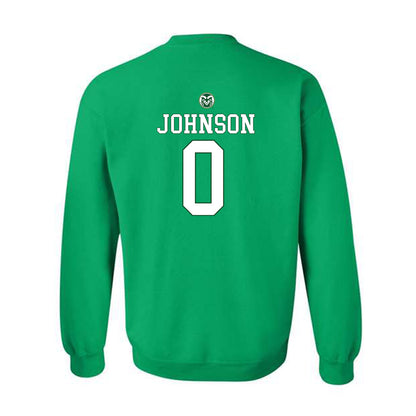 Colorado State - NCAA Football : Kobe Johnson - Crewneck Sweatshirt Classic Shersey
