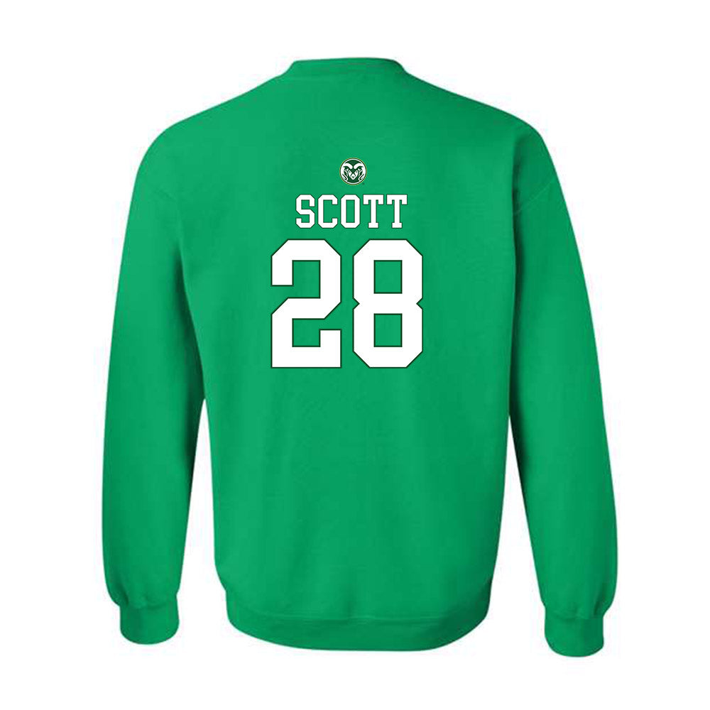 Colorado State - NCAA Football : Dante Scott - Generic Shersey Crewneck Sweatshirt