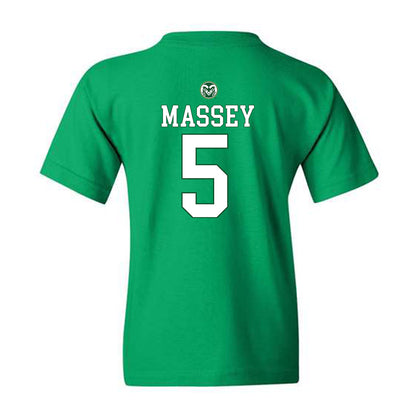 Colorado State - NCAA Women's Soccer : Mia Massey - Youth T-Shirt Classic Shersey
