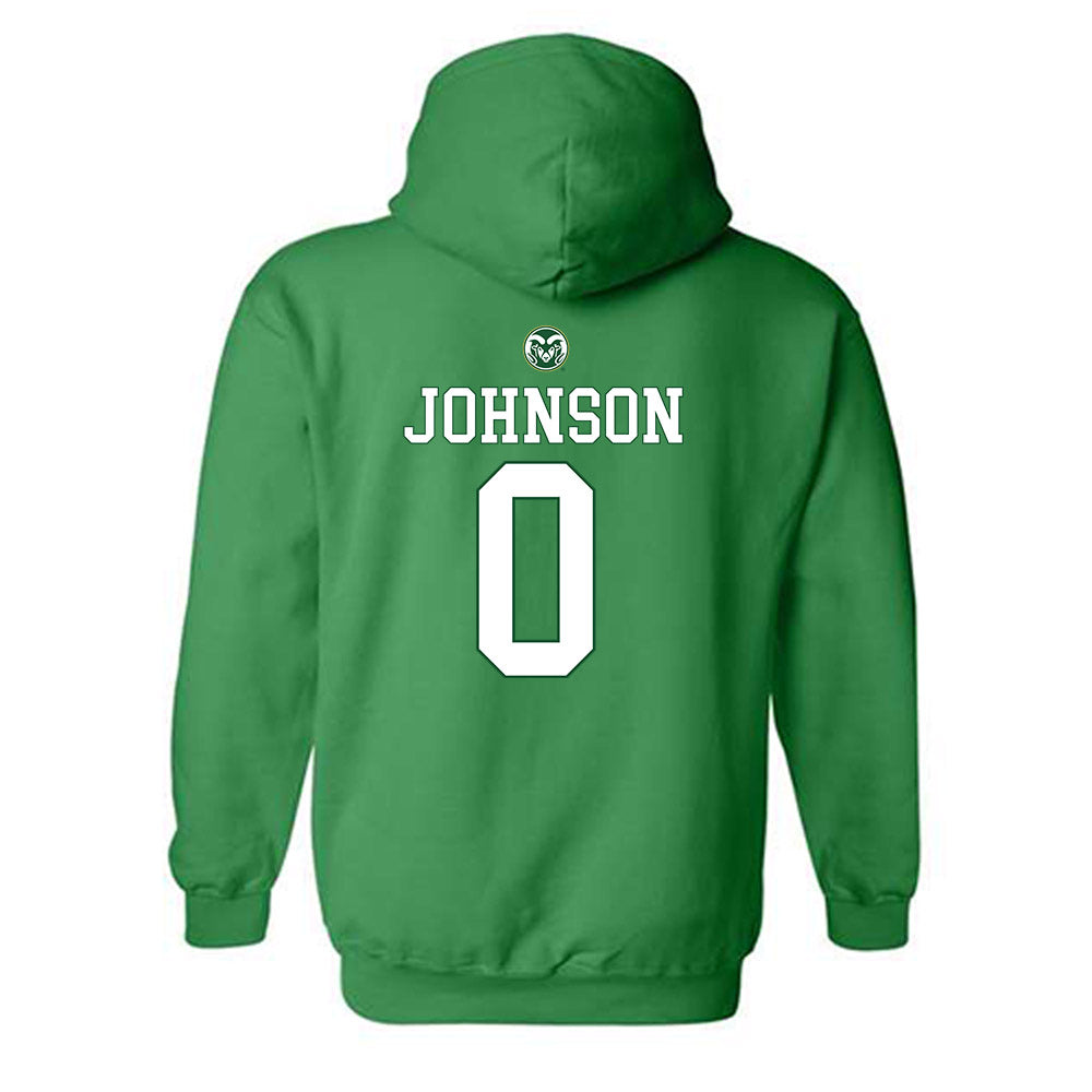Colorado State - NCAA Football : Kobe Johnson - Hooded Sweatshirt Classic Shersey