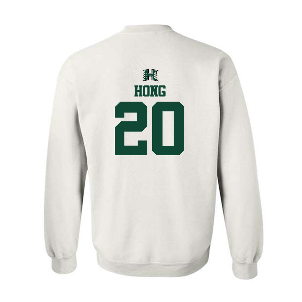 Hawaii - NCAA Men's Volleyball : Kawai Hong - Replica Shersey Crewneck Sweatshirt-1