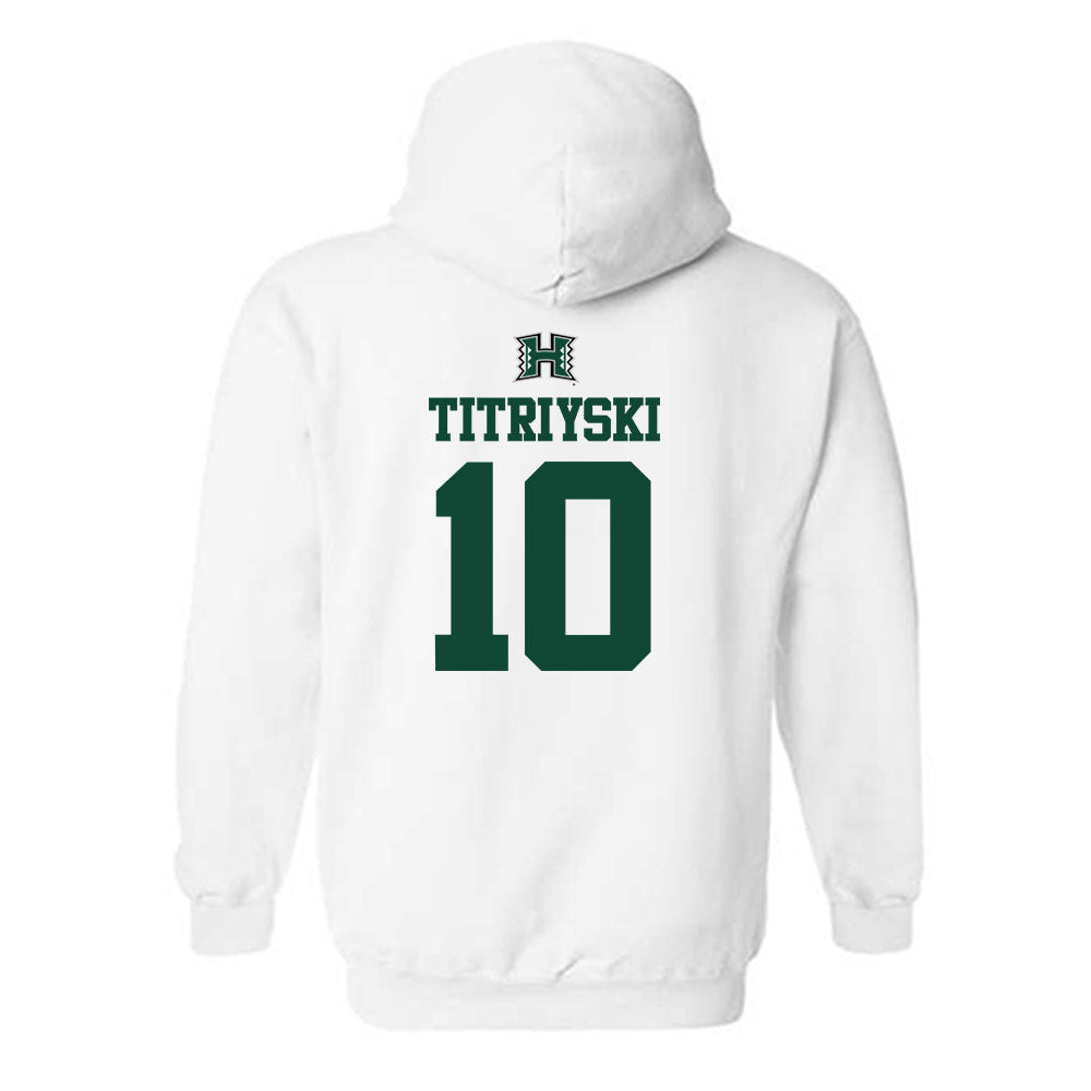 Hawaii - NCAA Men's Volleyball : Kristian Titriyski - Replica Shersey Hooded Sweatshirt-1