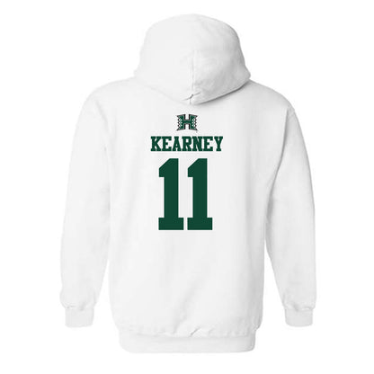 Hawaii - NCAA Men's Volleyball : Finn Kearney - Replica Shersey Hooded Sweatshirt-1