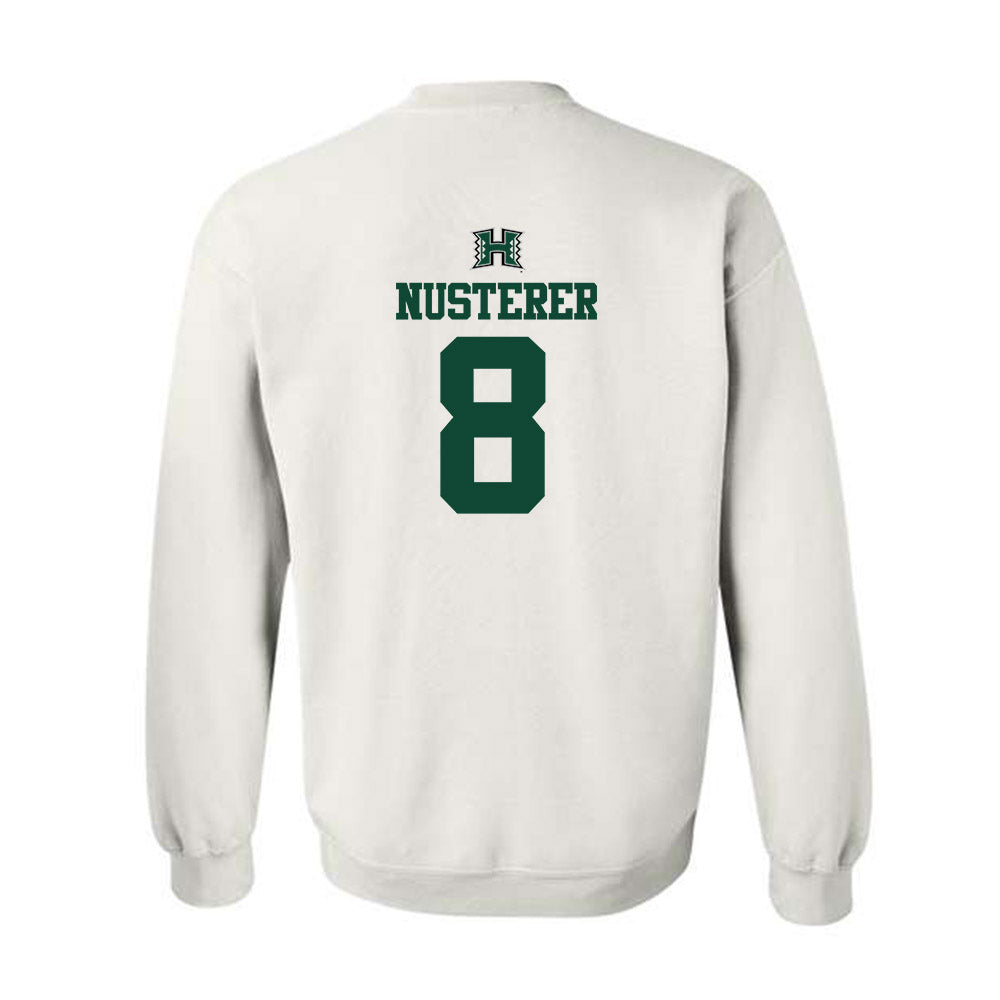 Hawaii - NCAA Men's Volleyball : Kurt Nusterer - Replica Shersey Crewneck Sweatshirt-1