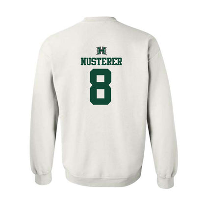 Hawaii - NCAA Men's Volleyball : Kurt Nusterer - Replica Shersey Crewneck Sweatshirt-1
