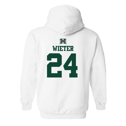 Hawaii - NCAA Men's Volleyball : Clay Wieter - Replica Shersey Hooded Sweatshirt-1