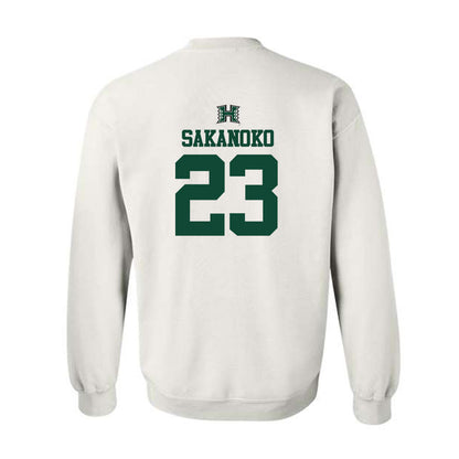 Hawaii - NCAA Men's Volleyball : Louis Sakanoko - Replica Shersey Crewneck Sweatshirt-1