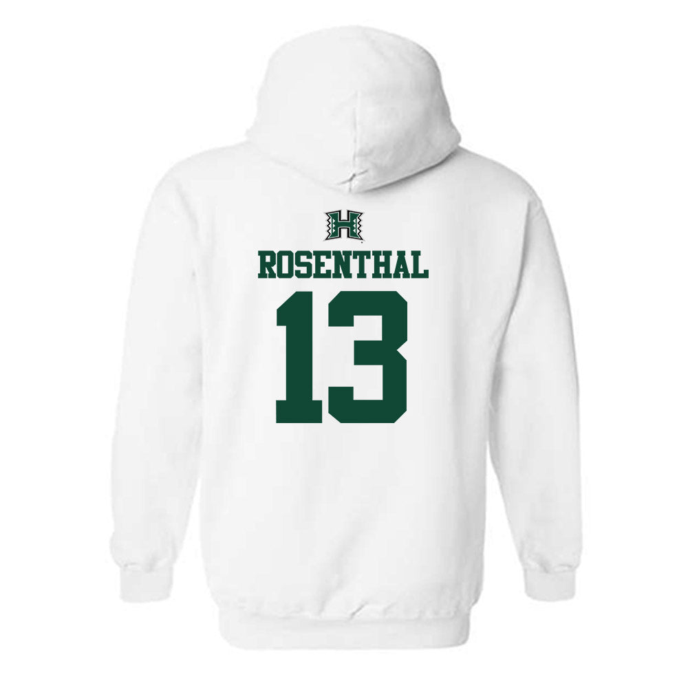 Hawaii - NCAA Men's Volleyball : Tread Rosenthal - Replica Shersey Hooded Sweatshirt-1