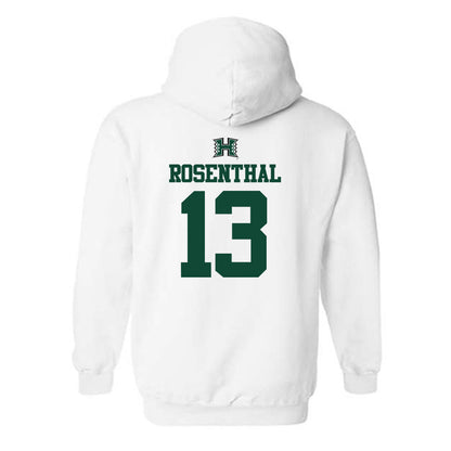 Hawaii - NCAA Men's Volleyball : Tread Rosenthal - Replica Shersey Hooded Sweatshirt-1