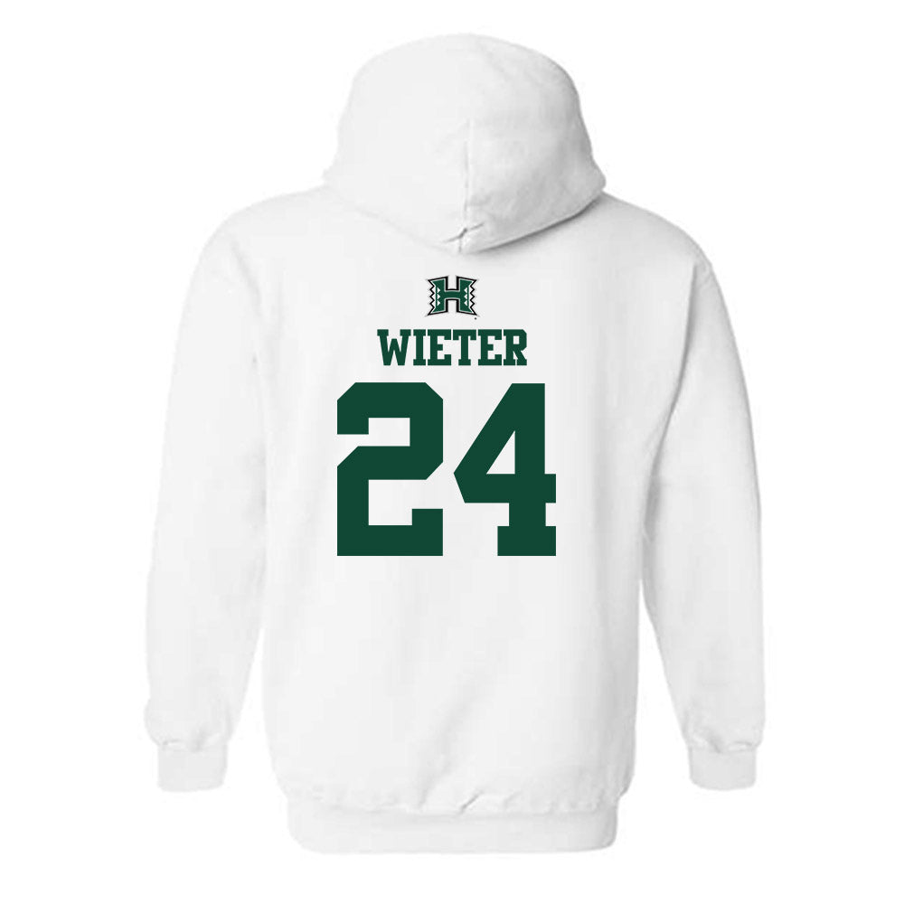 Hawaii - NCAA Men's Volleyball : Clay Wieter - Replica Shersey Hooded Sweatshirt