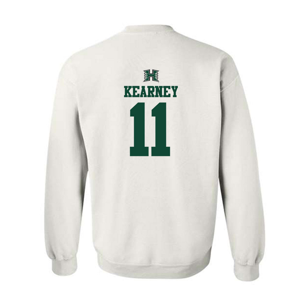 Hawaii - NCAA Men's Volleyball : Finn Kearney - Replica Shersey Crewneck Sweatshirt-1