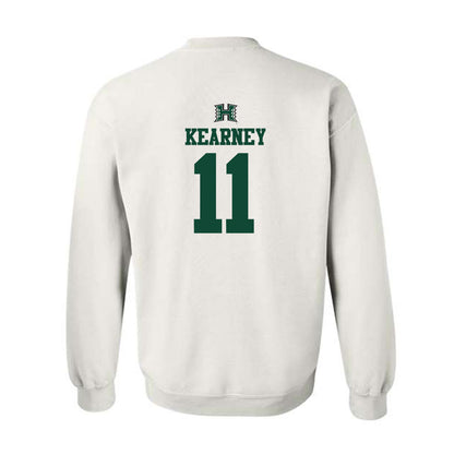 Hawaii - NCAA Men's Volleyball : Finn Kearney - Replica Shersey Crewneck Sweatshirt-1