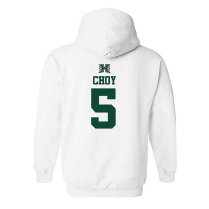 Hawaii - NCAA Men's Volleyball : Eleu Choy - Replica Shersey Hooded Sweatshirt-1