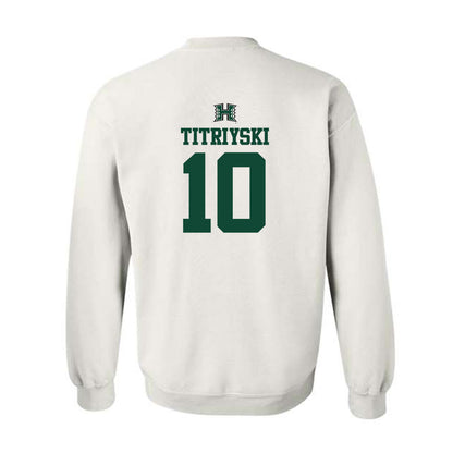 Hawaii - NCAA Men's Volleyball : Kristian Titriyski - Replica Shersey Crewneck Sweatshirt-1