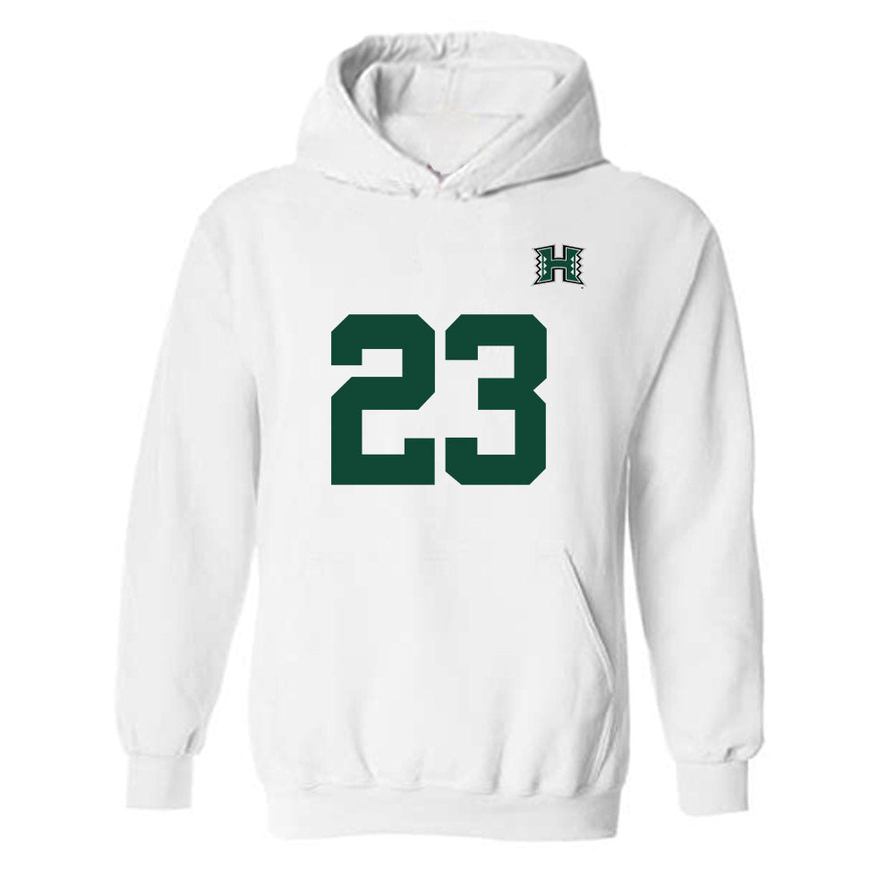 Hawaii - NCAA Men's Volleyball : Louis Sakanoko - Replica Shersey Hooded Sweatshirt-0