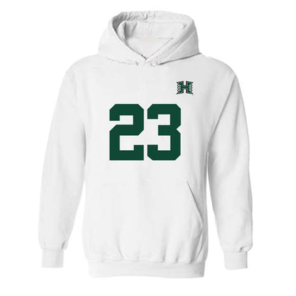 Hawaii - NCAA Men's Volleyball : Louis Sakanoko - Replica Shersey Hooded Sweatshirt-0