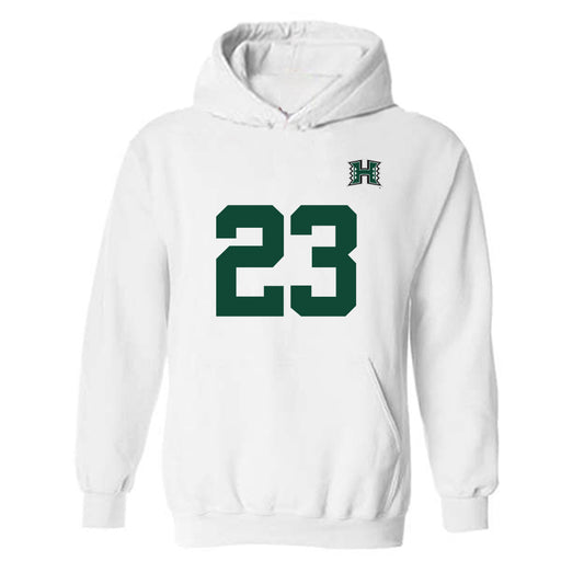 Hawaii - NCAA Men's Volleyball : Louis Sakanoko - Replica Shersey Hooded Sweatshirt-0