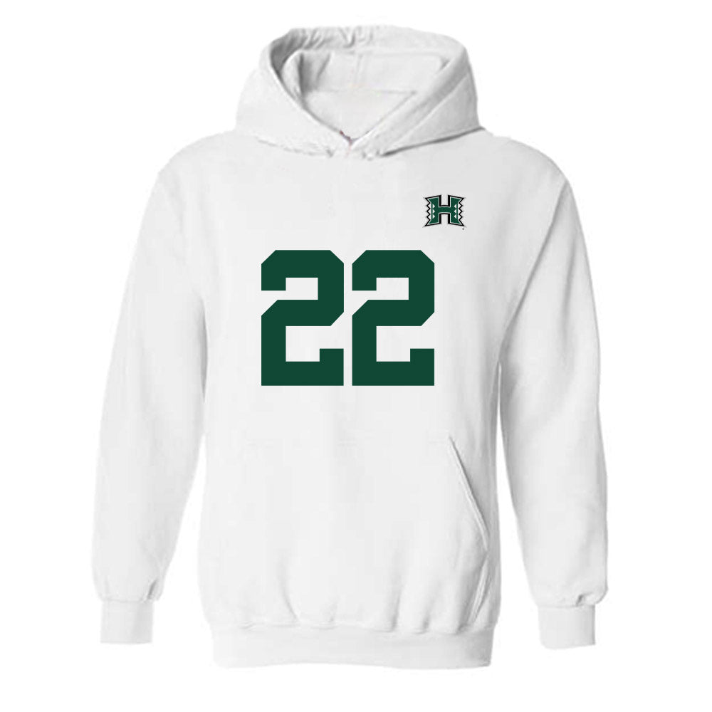 Hawaii - NCAA Men's Volleyball : Zachary Thompson - Replica Shersey Hooded Sweatshirt-0