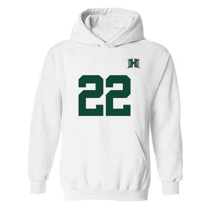 Hawaii - NCAA Men's Volleyball : Zachary Thompson - Replica Shersey Hooded Sweatshirt-0