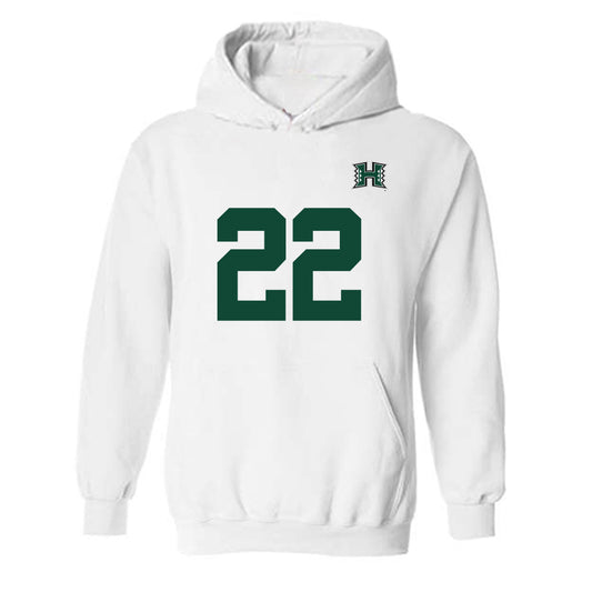 Hawaii - NCAA Men's Volleyball : Zachary Thompson - Replica Shersey Hooded Sweatshirt-0