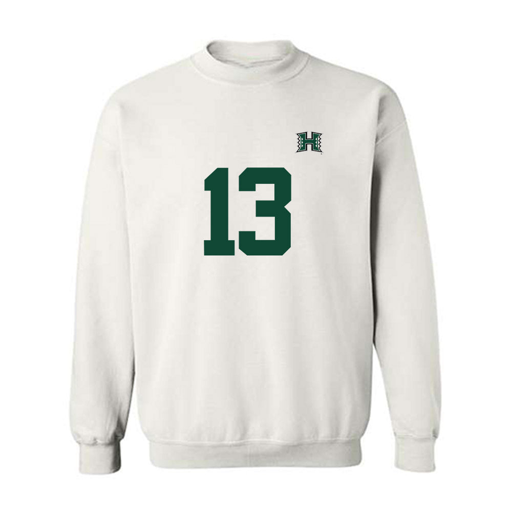 Hawaii - NCAA Men's Volleyball : Tread Rosenthal - Replica Shersey Crewneck Sweatshirt-0