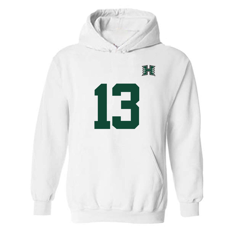 Hawaii - NCAA Men's Volleyball : Tread Rosenthal - Replica Shersey Hooded Sweatshirt-0