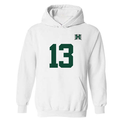 Hawaii - NCAA Men's Volleyball : Tread Rosenthal - Replica Shersey Hooded Sweatshirt-0