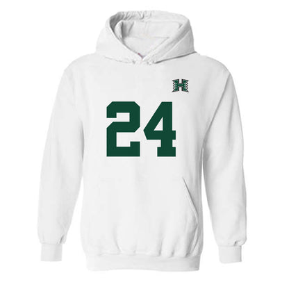 Hawaii - NCAA Men's Volleyball : Clay Wieter - Replica Shersey Hooded Sweatshirt