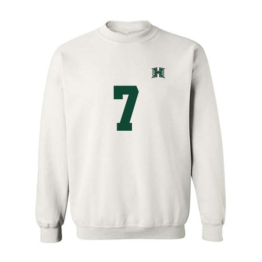 Hawaii - NCAA Men's Volleyball : Adrien Roure - Replica Shersey Crewneck Sweatshirt