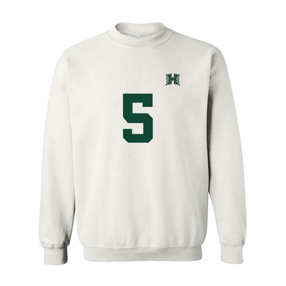 Hawaii - NCAA Men's Volleyball : Eleu Choy - Replica Shersey Crewneck Sweatshirt-0