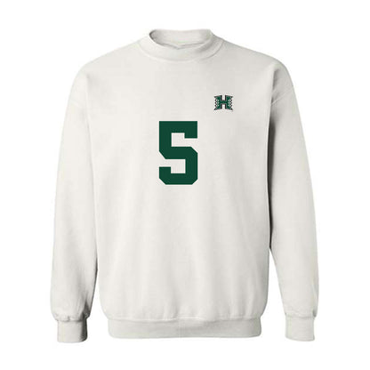 Hawaii - NCAA Men's Volleyball : Eleu Choy - Replica Shersey Crewneck Sweatshirt-0