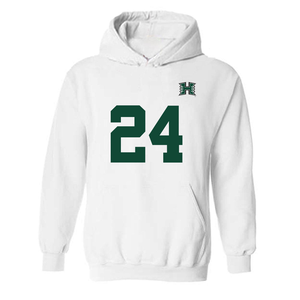 Hawaii - NCAA Men's Volleyball : Clay Wieter - Replica Shersey Hooded Sweatshirt-0