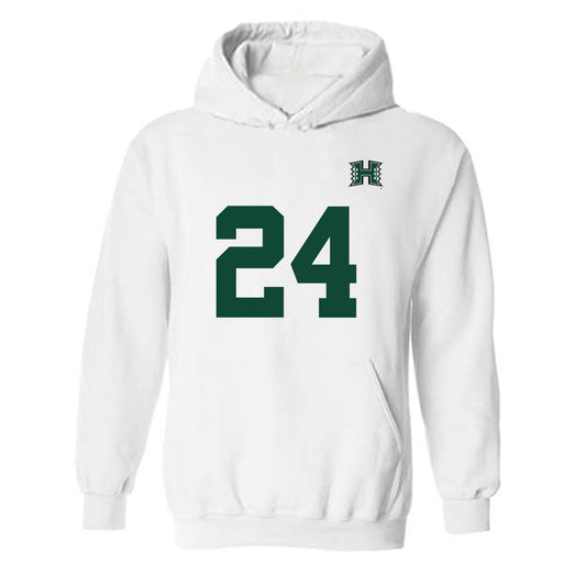 Hawaii - NCAA Men's Volleyball : Clay Wieter - Replica Shersey Hooded Sweatshirt-0