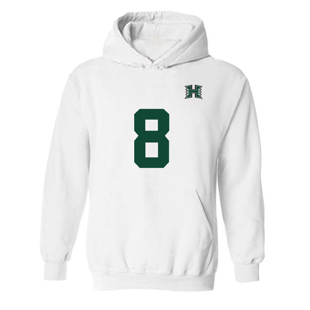 Hawaii - NCAA Men's Volleyball : Kurt Nusterer - Replica Shersey Hooded Sweatshirt-0