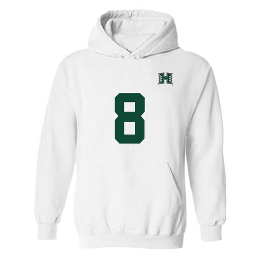 Hawaii - NCAA Men's Volleyball : Kurt Nusterer - Replica Shersey Hooded Sweatshirt-0