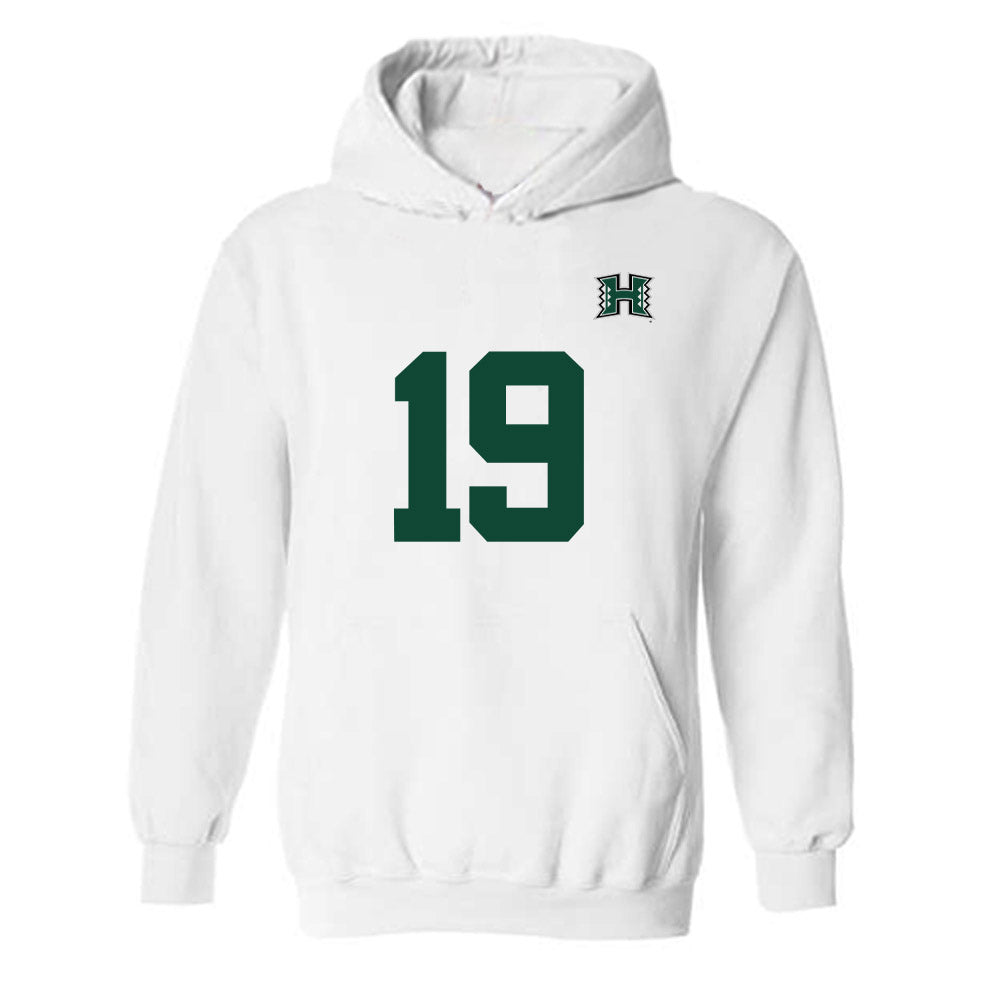 Hawaii - NCAA Men's Volleyball : Alexander Parks - Replica Shersey Hooded Sweatshirt-0