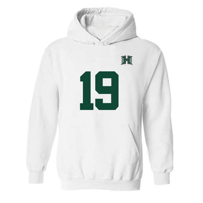 Hawaii - NCAA Men's Volleyball : Alexander Parks - Replica Shersey Hooded Sweatshirt-0
