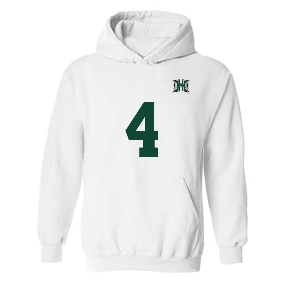 Hawaii - NCAA Men's Volleyball : Kainoa Wade - Replica Shersey Hooded Sweatshirt-0