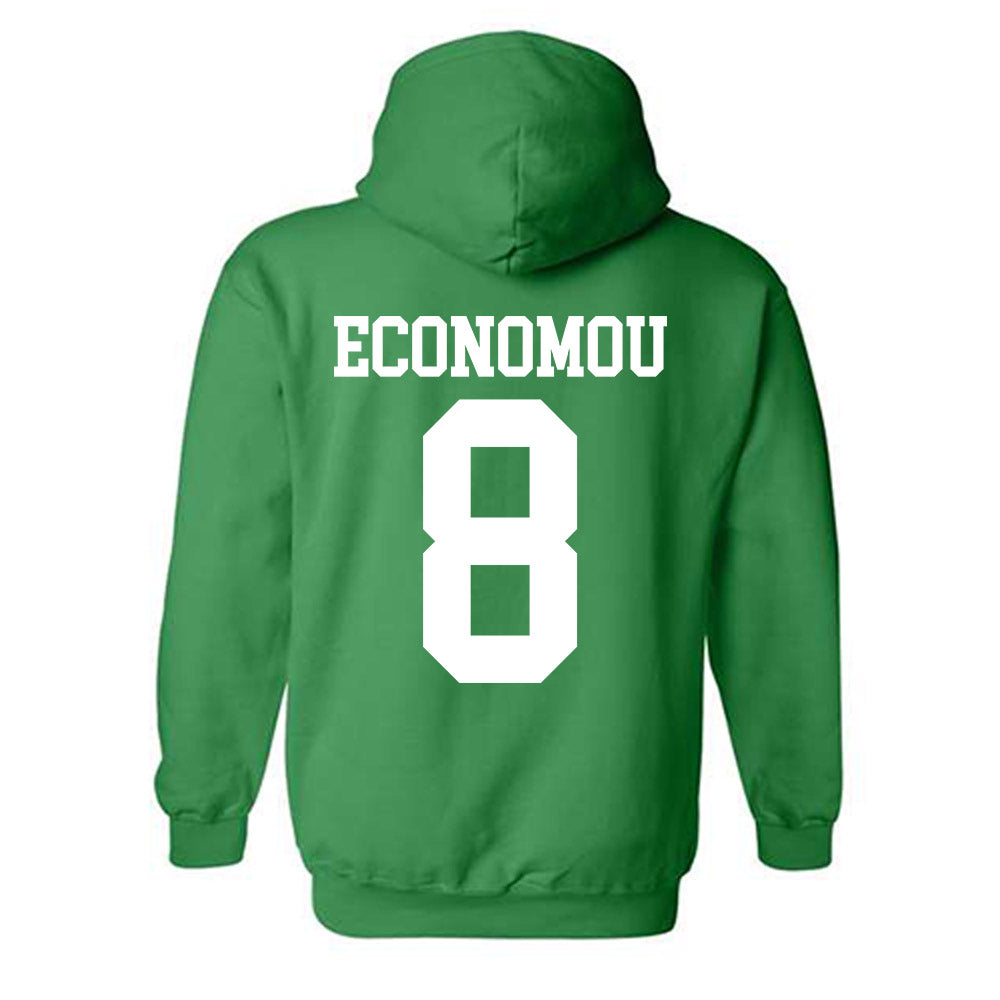 Hawaii - NCAA Men's Basketball : AJ Economou - Classic Shersey Hooded Sweatshirt