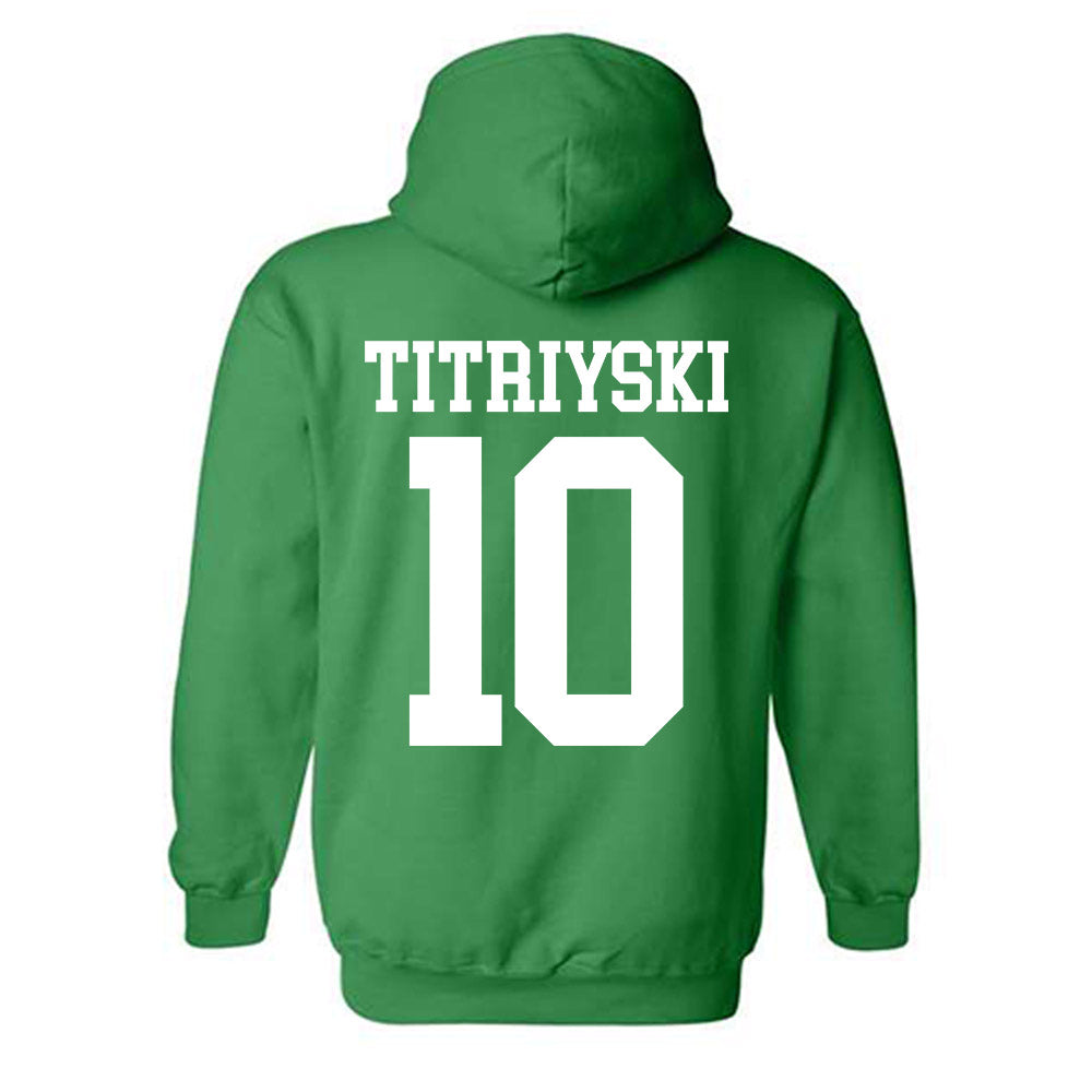 Hawaii - NCAA Men's Volleyball : Kristian Titriyski - Classic Shersey Hooded Sweatshirt-1