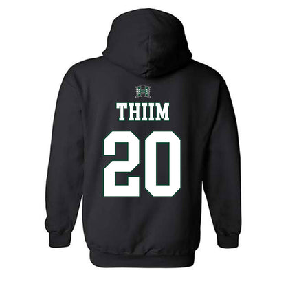 Hawaii - NCAA Men's Volleyball : Keoni Thiim - Sports Shersey Hooded Sweatshirt-1