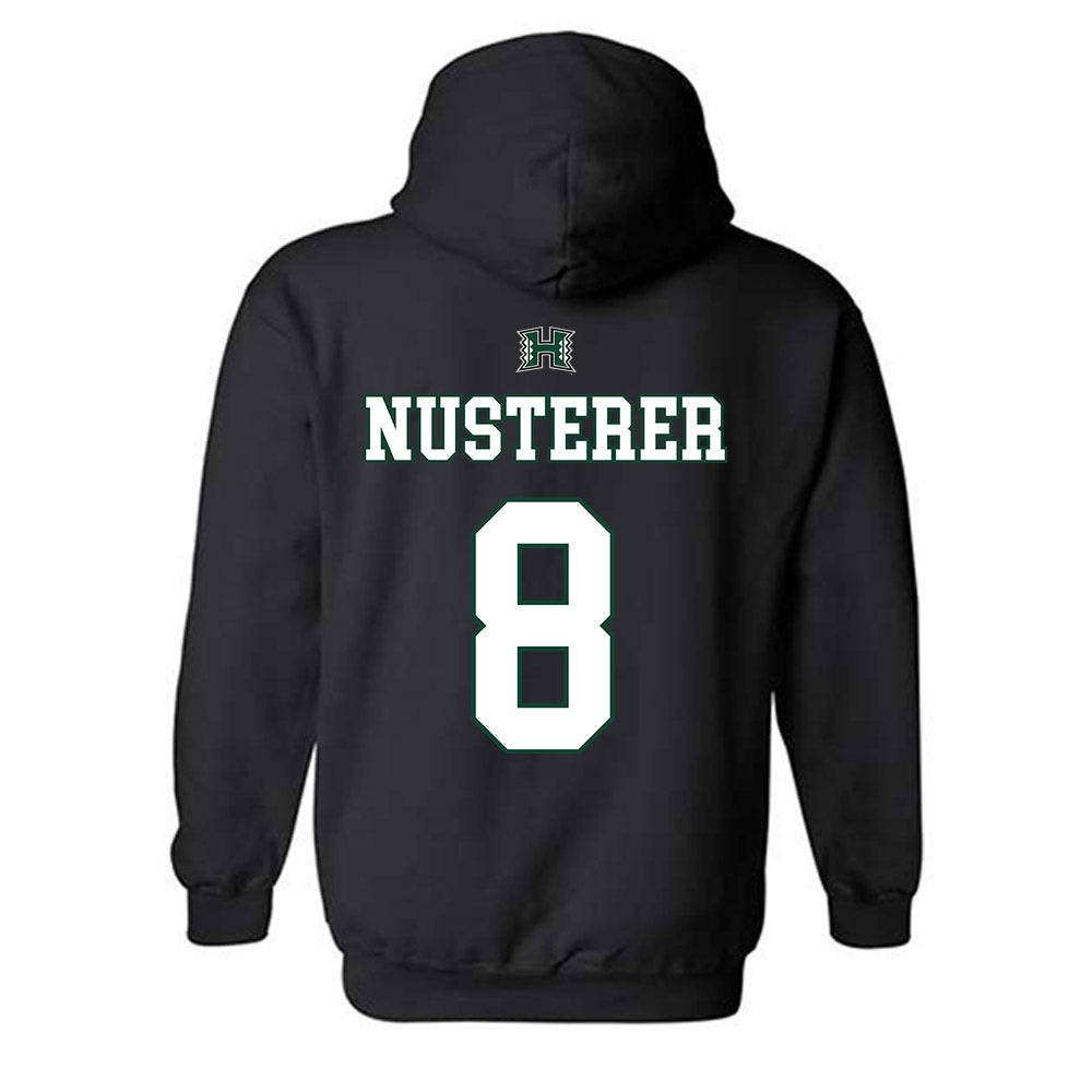 Hawaii - NCAA Men's Volleyball : Kurt Nusterer - Sports Shersey Hooded Sweatshirt-1