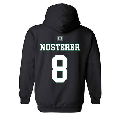 Hawaii - NCAA Men's Volleyball : Kurt Nusterer - Sports Shersey Hooded Sweatshirt-1
