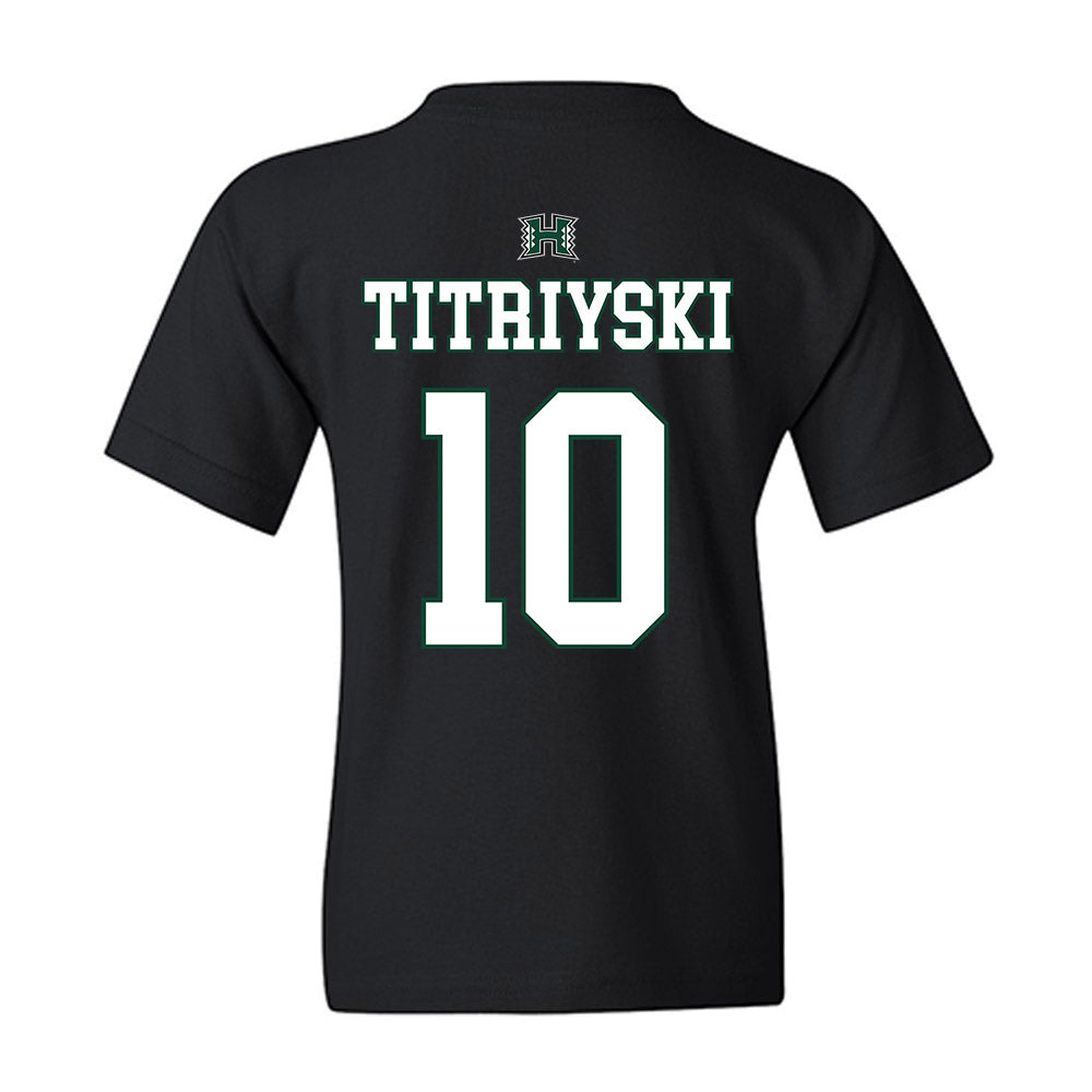 Hawaii - NCAA Men's Volleyball : Kristian Titriyski - Generic Shersey Youth T-Shirt-1