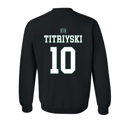 Hawaii - NCAA Men's Volleyball : Kristian Titriyski - Generic Shersey Crewneck Sweatshirt-1