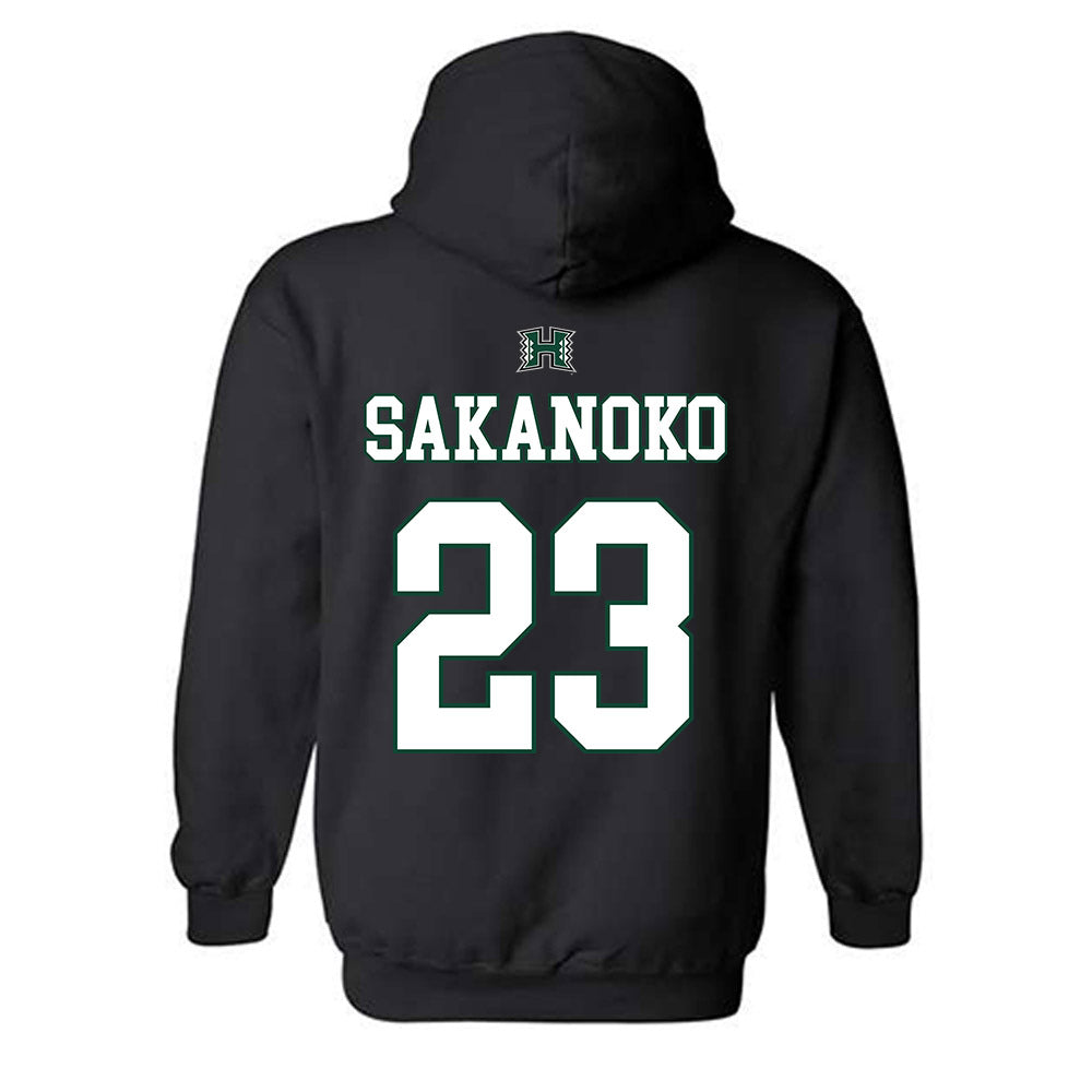 Hawaii - NCAA Men's Volleyball : Louis Sakanoko - Sports Shersey Hooded Sweatshirt-1