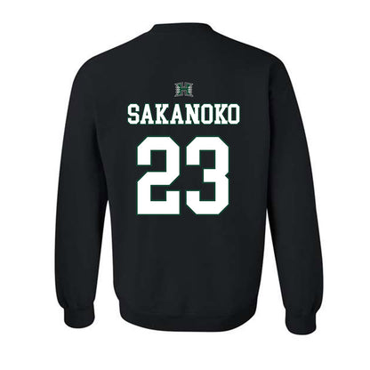 Hawaii - NCAA Men's Volleyball : Louis Sakanoko - Sports Shersey Crewneck Sweatshirt-1